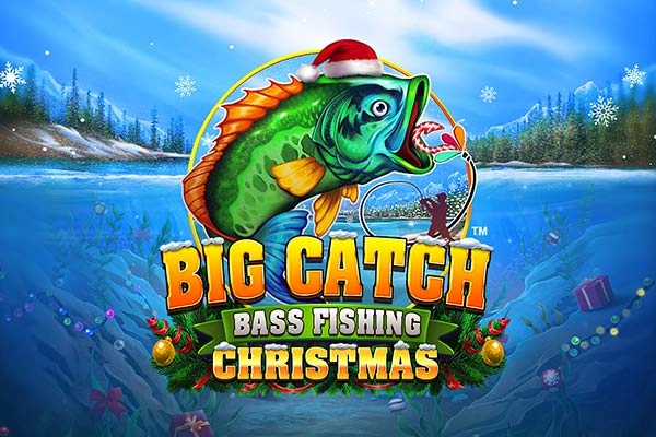Big Catch Bass Fishing Christmas pokie