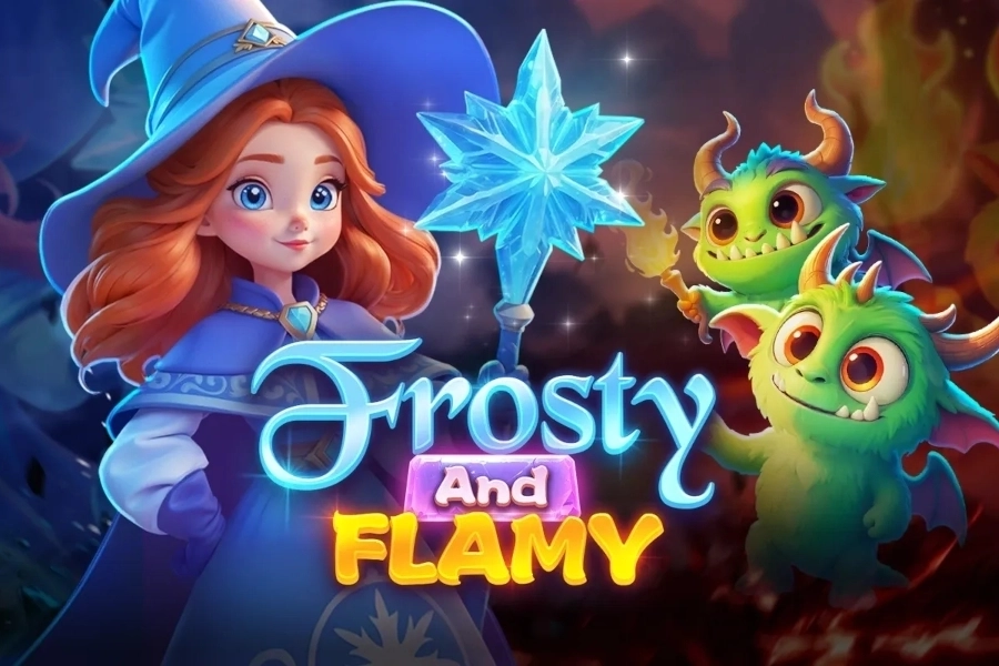 Frosty and Flamy pokie