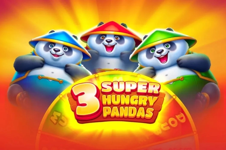3 Super Hungry Pandas pokie