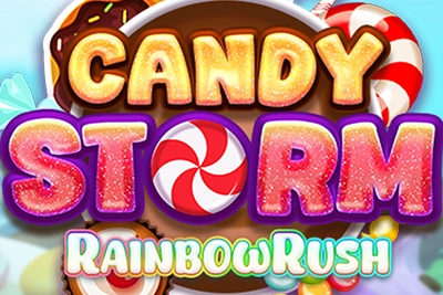 Candy Storm Rainbow Rush pokie