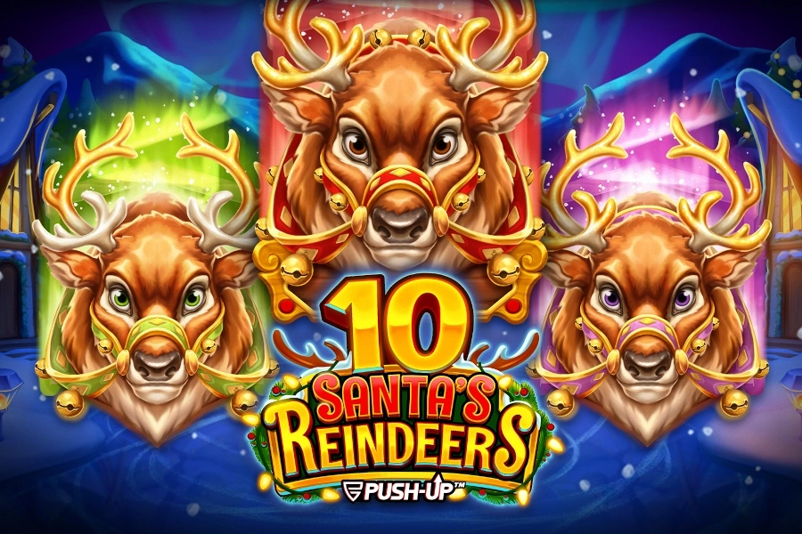 10 Santa's Reindeers pokie