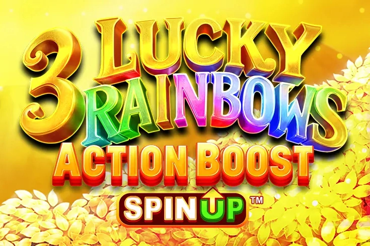 3 Lucky Rainbows Action Boost SpinUP pokie
